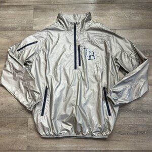 Tampa Bay Rays Men's XXL GIII Switch Hitter Half Zip Pullover Jacket